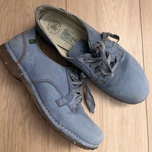 El Naturalista Gray Lace Up Boots